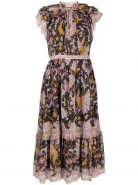 Ulla Johnson floral embroidered shift dress floral embroidered shift dress at Farfetch